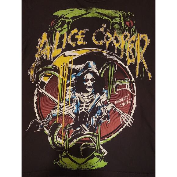 Alice Cooper Raise the Dead Reaper Tour Shirt 2012 2013 Size Small - Picture 3 of 7